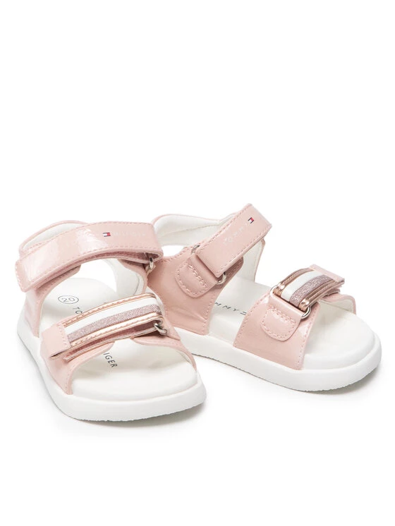 Tommy Hilfiger Sandales Velcro Sandal T1A2-32169-0710 M Rose 7 Tommy Hilfiger Sandales Velcro Sandal T1A2-32169-0710 M Rose – Image 5
