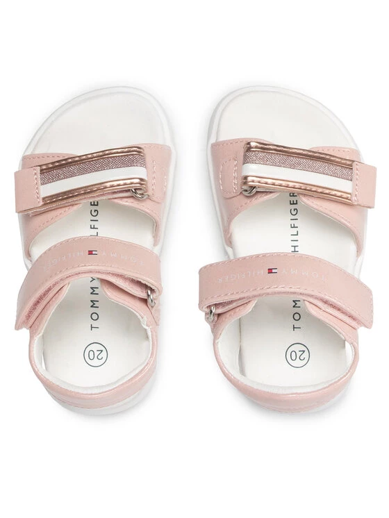 Tommy Hilfiger Sandales Velcro Sandal T1A2-32169-0710 M Rose 8 Tommy Hilfiger Sandales Velcro Sandal T1A2-32169-0710 M Rose – Image 6