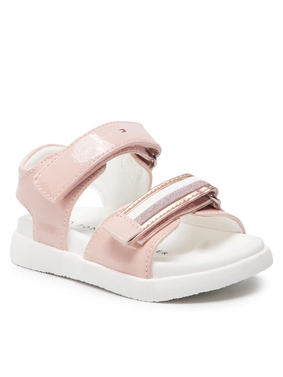 Tommy Hilfiger Sandales Velcro Sandal T1A2-32169-0710 M Rose 3 Tommy Hilfiger Sandales Velcro Sandal T1A2-32169-0710 M Rose
