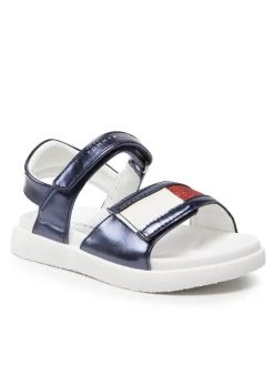 Tommy Hilfiger Sandales Velcro Sandal T1A2-32172-1160 S Bleu marine