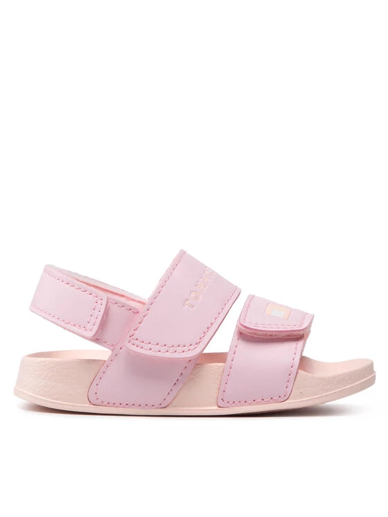 Tommy Hilfiger Sandales Velcro Sandal T1A2-32193-0193 Rose 4 Tommy Hilfiger Sandales Velcro Sandal T1A2-32193-0193 Rose – Image 2