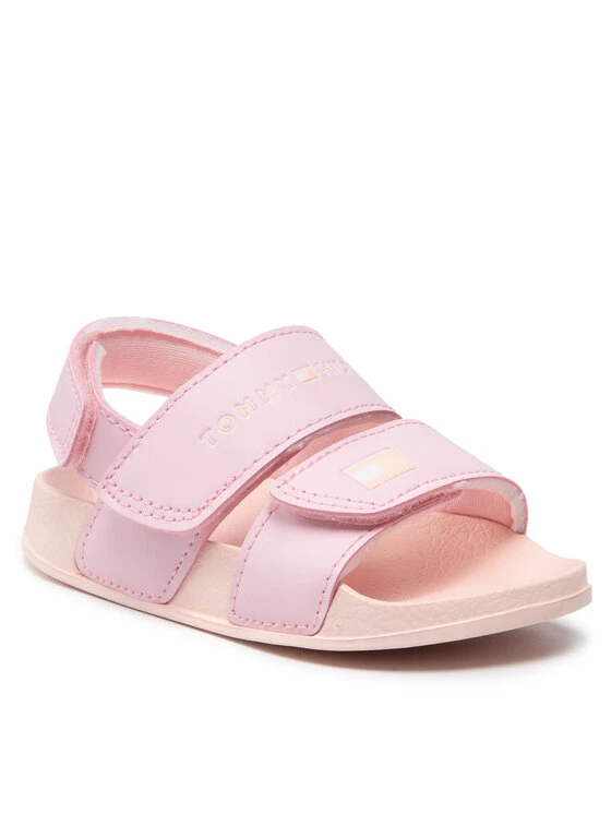 Tommy Hilfiger Sandales Velcro Sandal T1A2-32193-0193 Rose 3 Tommy Hilfiger Sandales Velcro Sandal T1A2-32193-0193 Rose