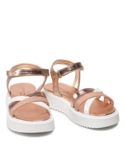 Tommy Hilfiger Sandales Velcro Sandal T4A2-32183-1195 M Rose -Mules et sandales Soldes tommy hilfiger sandales velcro sandal t4a2 32183 1195 m rose 4