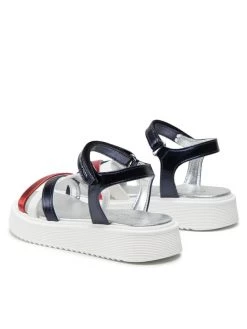 Tommy Hilfiger Sandales Velcro Sandal T4A2-32184-0371 M Multicolore -Mules et sandales Soldes tommy hilfiger sandales velcro sandal t4a2 32184 0371 m multicolore 2