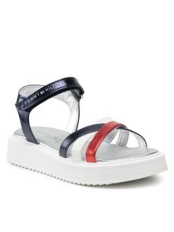 Tommy Hilfiger Sandales Velcro Sandal T4A2-32184-0371 M Multicolore