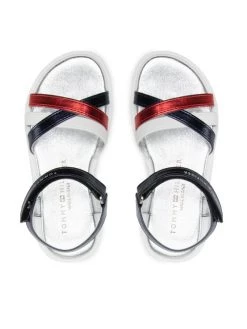 Tommy Hilfiger Sandales Velcro Sandal T4A2-32184-0371 M Multicolore -Mules et sandales Soldes tommy hilfiger sandales velcro sandal t4a2 32184 0371 m multicolore 5