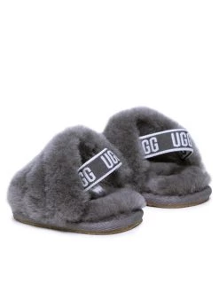Ugg Chaussons I Fluff Yeah Slide 1098577I Gris -Mules et sandales Soldes ugg chaussons i fluff yeah slide 1098577i gris 2