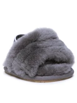 Ugg Chaussons I Fluff Yeah Slide 1098577I Gris