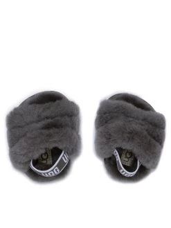 Ugg Chaussons I Fluff Yeah Slide 1098577I Gris -Mules et sandales Soldes ugg chaussons i fluff yeah slide 1098577i gris 5