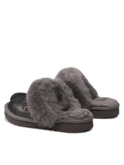 Ugg Chaussons K Cozy II Metallic Glitter 1121094K Gris -Mules et sandales Soldes ugg chaussons k cozy ii metallic glitter 1121094k gris 2