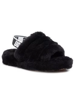 Ugg Chaussons K Fluff Yeah Slide 1098494K Noir
