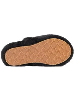 Ugg Chaussons K Fluff Yeah Slide 1098494K Noir -Mules et sandales Soldes ugg chaussons k fluff yeah slide 1098494k noir 3