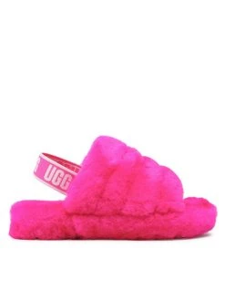 Ugg Chaussons K Fluff Yeah Slide 1098494K Rose -Mules et sandales Soldes ugg chaussons k fluff yeah slide 1098494k rose 1 1