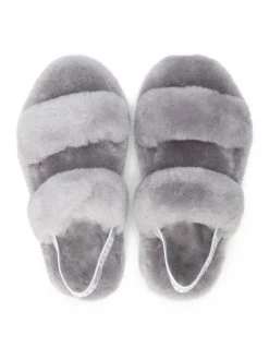 Ugg Chaussons K Oh Yeah 1115752K Gris -Mules et sandales Soldes ugg chaussons k oh yeah 1115752k gris 5