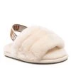 Ugg Chaussons T Fluff Yeah Slide 1098579T Beige -Mules et sandales Soldes ugg chaussons t fluff yeah slide 1098579t beige