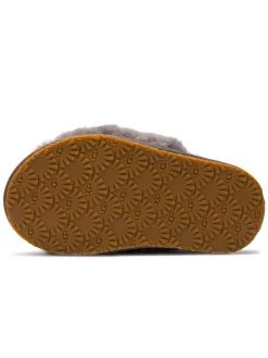 Ugg Chaussons T Fluff Yeah Slide 1098579T Gris -Mules et sandales Soldes ugg chaussons t fluff yeah slide 1098579t gris 5