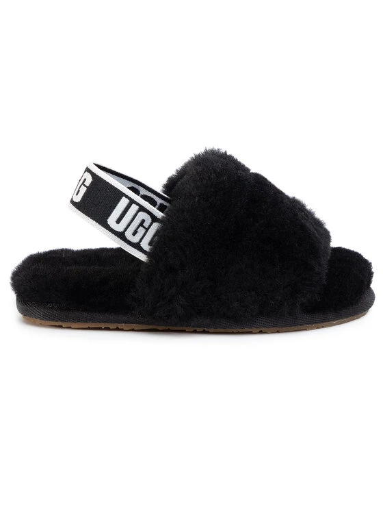 Ugg Chaussons T Fluff Yeah Slide 1098579T Noir 4 Ugg Chaussons T Fluff Yeah Slide 1098579T Noir – Image 2