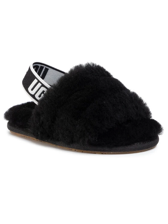 Ugg Chaussons T Fluff Yeah Slide 1098579T Noir 3 Ugg Chaussons T Fluff Yeah Slide 1098579T Noir