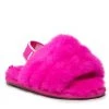 Ugg Chaussons T Fluff Yeah Slide 1098579T Rose -Mules et sandales Soldes ugg chaussons t fluff yeah slide 1098579t rose 1