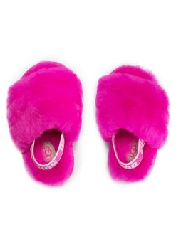 Ugg Chaussons T Fluff Yeah Slide 1098579T Rose -Mules et sandales Soldes ugg chaussons t fluff yeah slide 1098579t rose 1 5