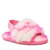 Ugg Chaussons T Fluff Yeah Slide Marble 1123638T Rose -Mules et sandales Soldes ugg chaussons t fluff yeah slide marble 1123638t rose