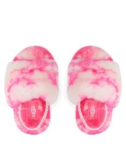 Ugg Chaussons T Fluff Yeah Slide Marble 1123638T Rose -Mules et sandales Soldes ugg chaussons t fluff yeah slide marble 1123638t rose 5