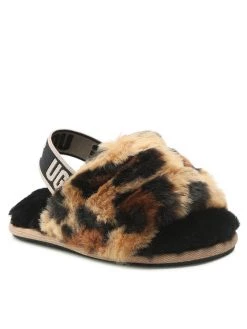 Ugg Chaussons T Fluff Yeah Slide Spotty 1134955T Marron