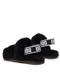 Ugg Chaussons T Oh Yeah 1116636T Noir -Mules et sandales Soldes ugg chaussons t oh yeah 1116636t noir 2