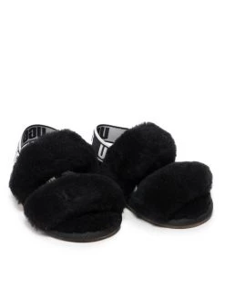 Ugg Chaussons T Oh Yeah 1116636T Noir -Mules et sandales Soldes ugg chaussons t oh yeah 1116636t noir 4